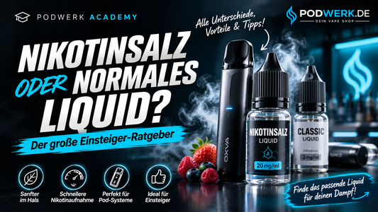 Warum Nikotinsalz die bessere Wahl für Einsteiger sein kann