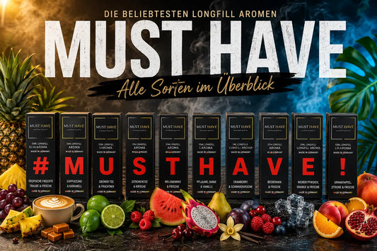 Must Have Longfill Aromen – Welche Sorten gibt es und welche passt zu dir? PodWerk