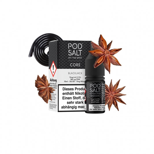 CORE Black Jack Nikotinsalz Liquid – POD SALT