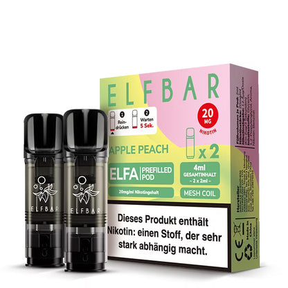Elfbar ELFA Prefilled Pods 20mg Nikotinsalz – 2 Pods pro Packung