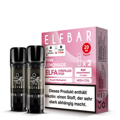 Elfbar ELFA Prefilled Pods 20mg Nikotinsalz – 2 Pods pro Packung