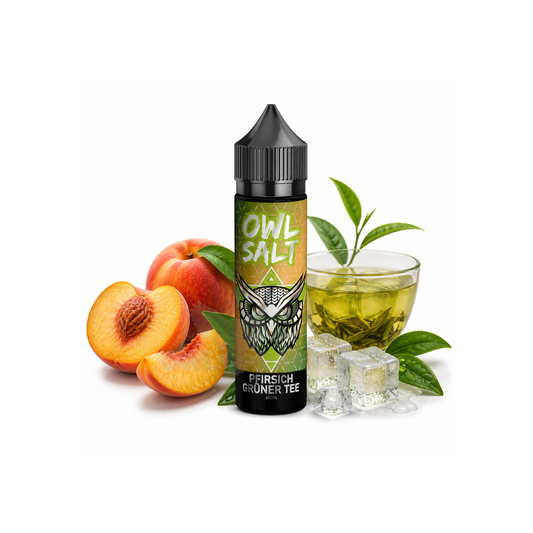 OWL SALT Pfirsich Grüner Tee Aroma 10ml